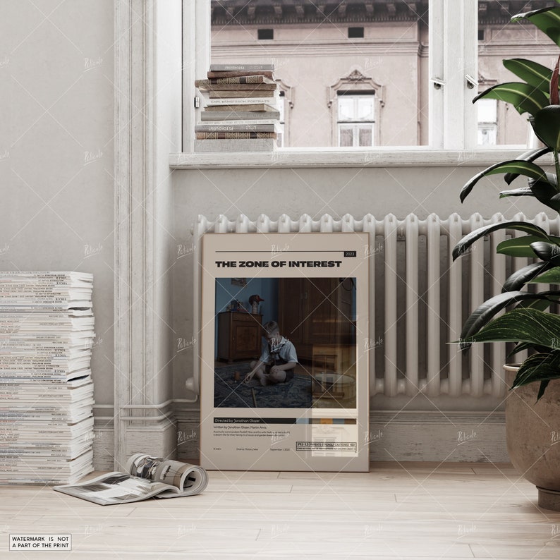 The Zone of Interest Jonathan Glazer Minimalist Movie Poster Vintage