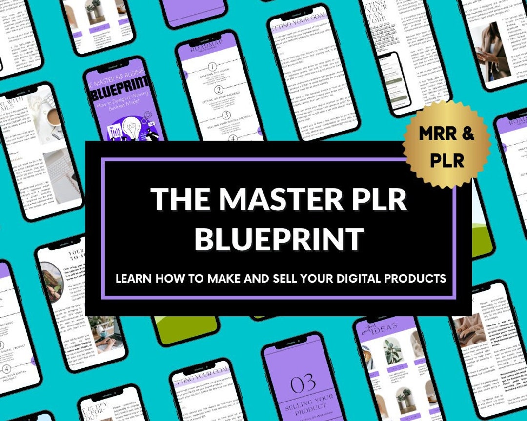 Digital Product Creation Guide MRR & PLR - Etsy
