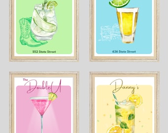 UW Madison Bar Posters