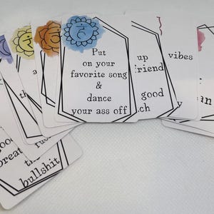 Sweary Affirmation Cards – Bold, Honest, and Full of Good Vibes! Novelty Gift.