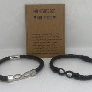 Cadeau bracelet de Noël pour fils/petit-fils