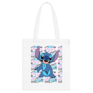 Stitch Tote Bag, Disney Tote Bag, Cute Stitch School Bag, Lilo and Stitch Bag