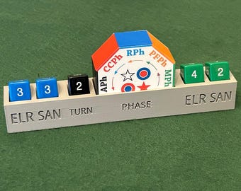 Rastreador de fase/turno/ELR/SAN de líder de escuadrón avanzado (ASL)