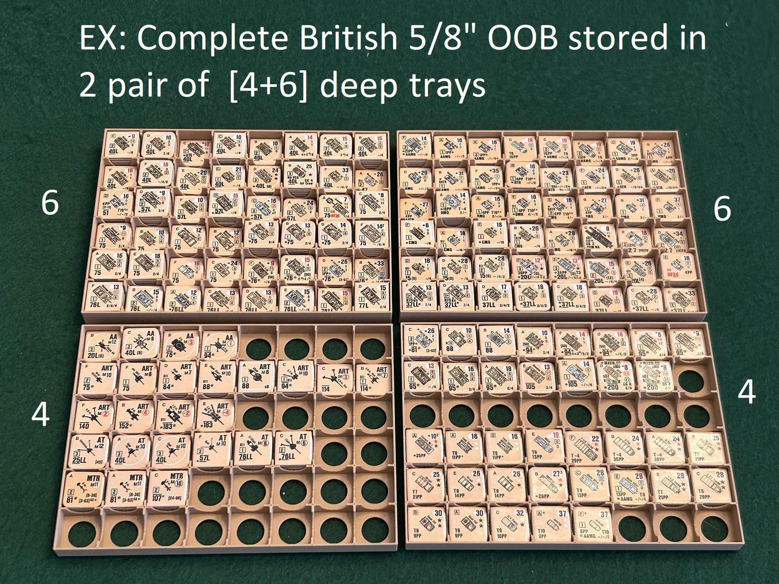 ASL Counter Trays for Hozan B-50-xx Boxes - Etsy
