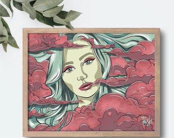 Ser lisérgico - Ilustración impresa