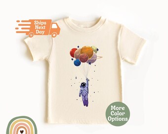 Astronaut Shirt: Space Balloon Planets Baby Onesie®