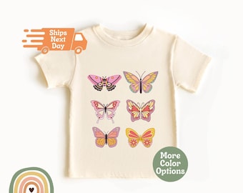 Butterfly & Moth Kids T-Shirt: Cottagecore Baby Onesie