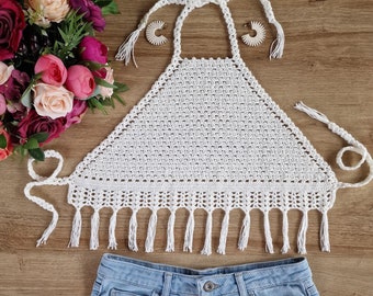 Crochet Summer Halter Top Pattern