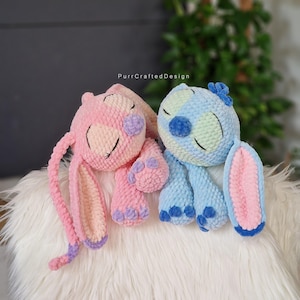 Crochet Stitch and Angel Snuggler Lovey Pattern