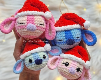 Crochet Christmas Stitch and Angel Crochet Ball Ornament Pattern
