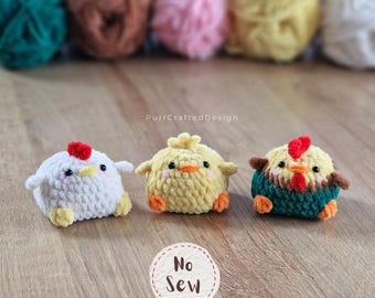 Chubby Chicken Family Crochet Pattern