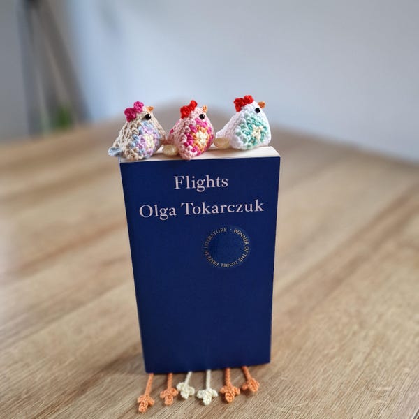 Gehäkeltes Huhn Lesezeichen-Muster