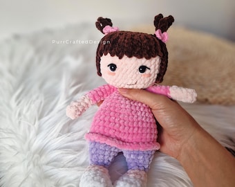 かぎ針編みのマイク・ワゾウスキのパターンPDF：モンスターズ・インク