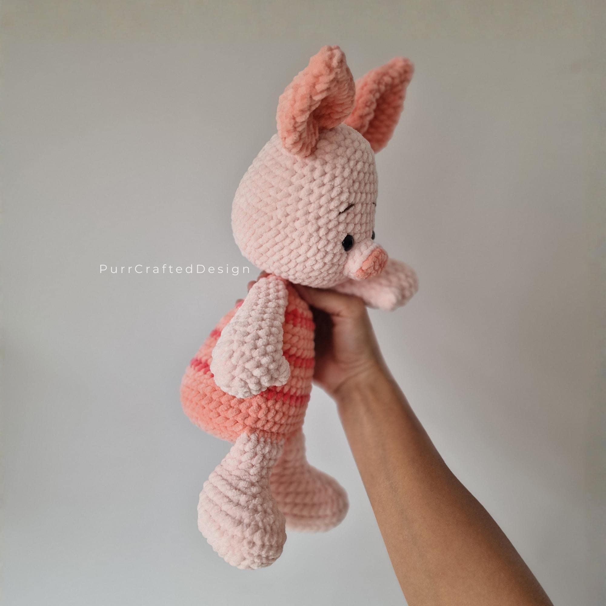 かぎ針編みの子豚の編みぐるみのパターン - Etsy 日本