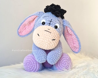 Crochet Donkey Eeyore Pattern Amigurumi PDF