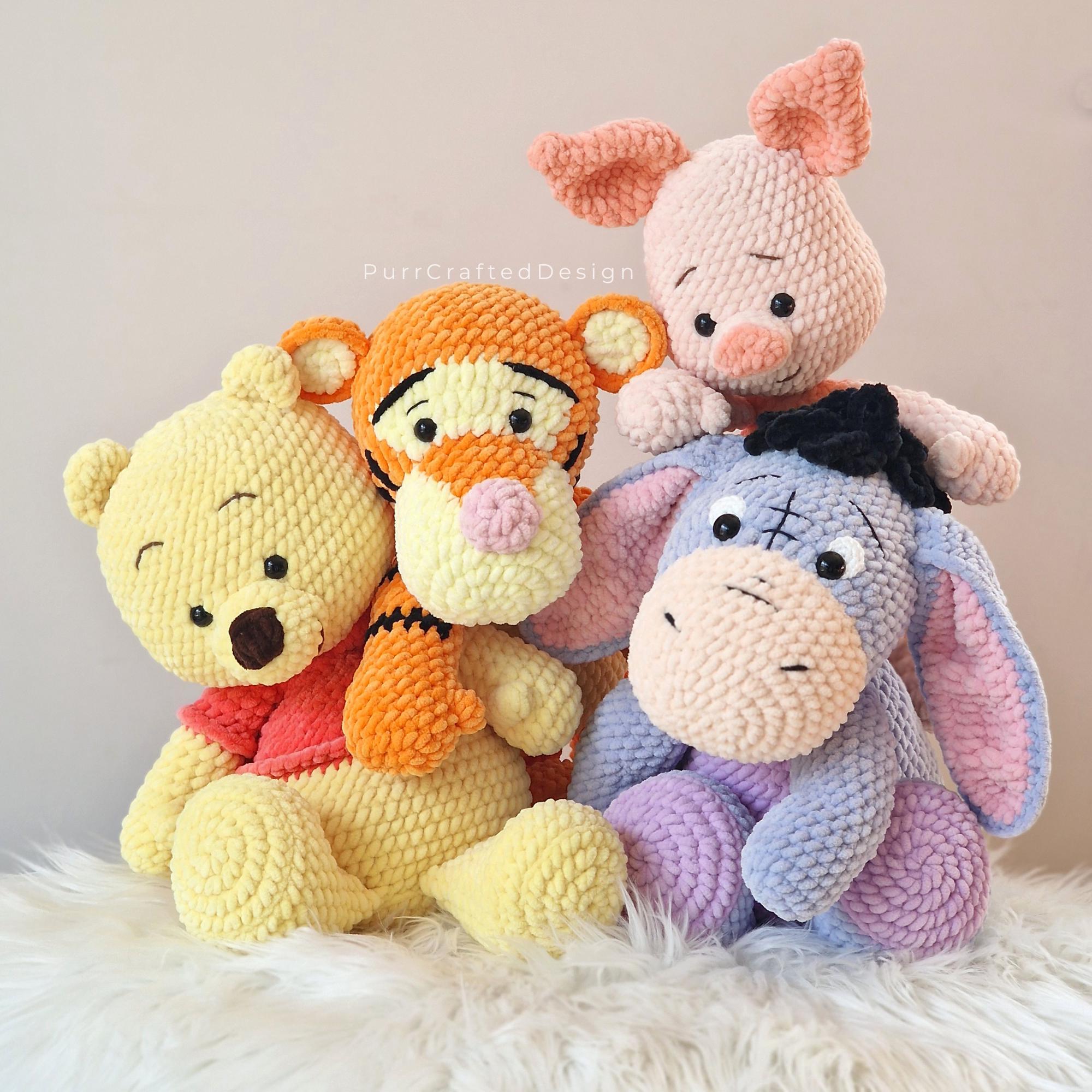 Crochet Pattern Bundle Amigurumi Plush Set - Etsy