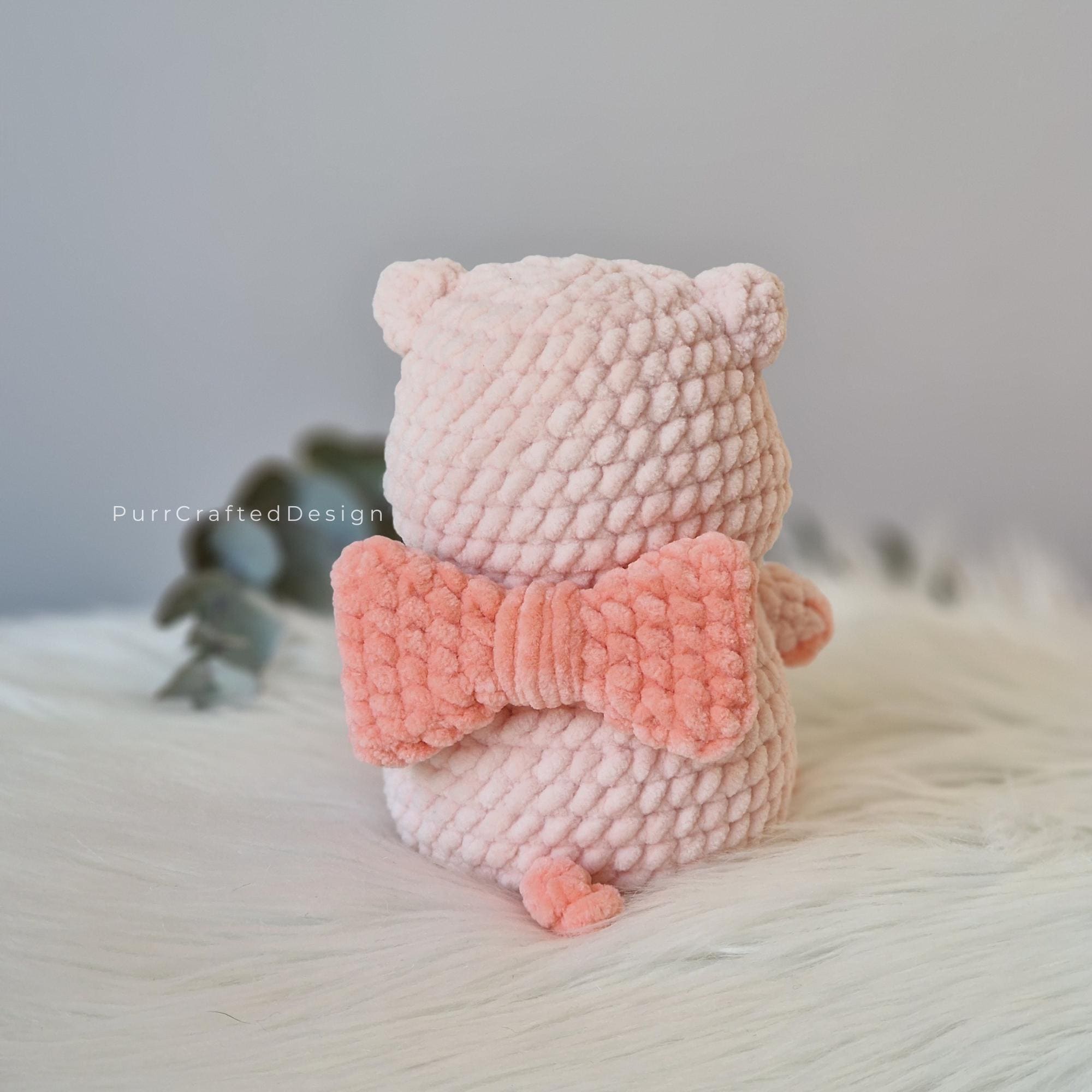 かぎ針編みのかわいい子豚のあみぐるみパターン - Etsy 日本