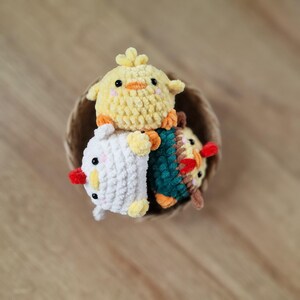Chubby Chicken Family Crochet Pattern - Etsy