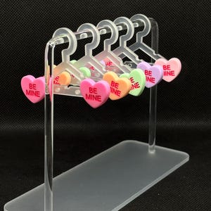 Valentines Day Candy Hearts “Be Mine” Stud Earrings