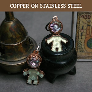 Oddity Doll Earrings, Digital Pixel Pixie, Choose Leverbacks or 14g Clickers