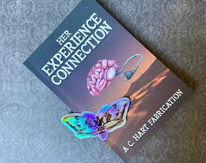 Science Fiction, Mini Book, Her Experience Connection, Short Story, Holographic Sticker