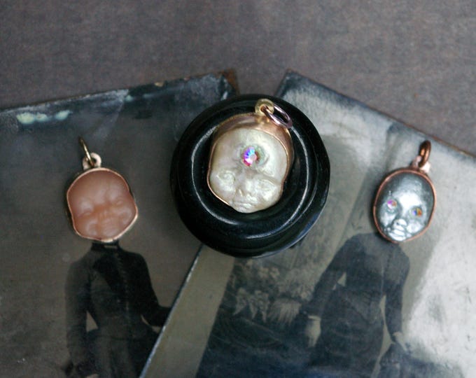Choose Fairy, Pixie, or Sprite Charm, Witchy Trinket, Clay & Base Metals