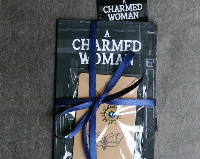 Magic Realism Short Story, Mini Book, A Charmed Woman, All Seeing Eye Charm