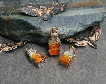 Retro Cola Bottle Charm, Nostalgic Jewelry, 80s and 90s Kids