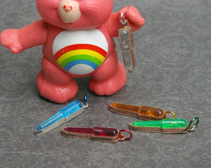 Vintage Toy Charm, Nostalgic Jewelry, 80s and 90s Kids