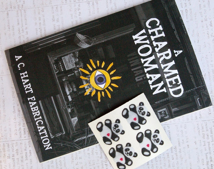 Magic Realism, Mini Book, A Charmed Woman, Short Story, Vintage Stickers