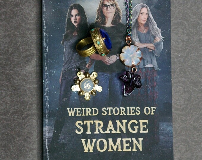 Short Story Collection Paperback & Jewelry Pairing, Choose Your Piece