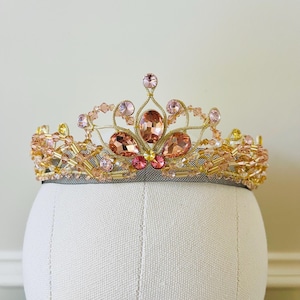 Pink and Gold Ballet Dance Tiara/Headpiece/Crown- Silver Fairy/Sleeping Beauty /Aurora/Nutcracker/Raymonda/Talisman/Sugar Pulm Fairy/Gulnara