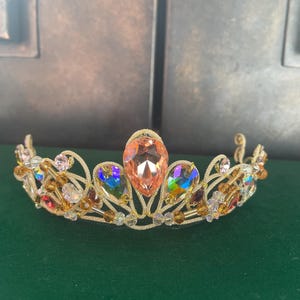 Pink and Irridescent Ballet Tiara/Headpiece- Silver Fairy/Sleeing Beauty/Aurora/Nutcracker/Raymonda/Talisman/Sugar Plum Fairy/Gulnara/Medora