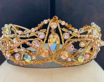 Gold Ballet Tiara for Gamzatti, Le Corsaire, Raymonda, La Bayadere