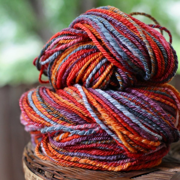 Sasenach 160 yards [Handspun] - Polwarth Wool Yarn, Chain Plyed