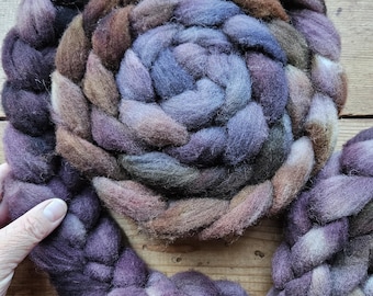 Mooring Line 4 oz Dorset Roving / Wool for spinning yarn, wet or needle felting & weaving