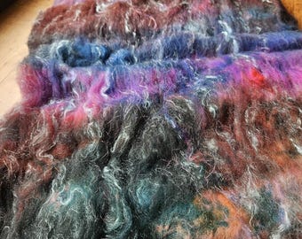 Witch's Brew 2oz Merino/Tencel Wool Spinning Fiber Dyed Art Batt