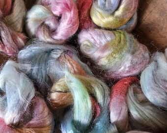 Blendy Bits Bamboo 2oz plant fiber for spinning yarn and felting #49