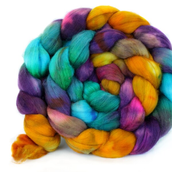 Wonderland 8 oz Merino softest 21.5 micron Roving Top for spinning