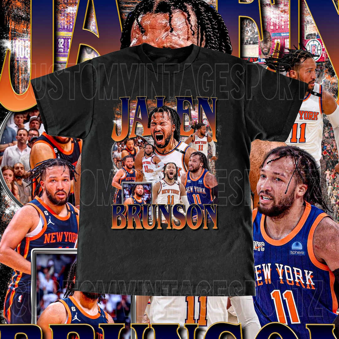 Vintage Jalen Brunson Shirt - Custom Vintage Art Work Design