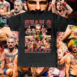 Sean O&#39;Malley High Quality T Shirt Fan Suga Show Champion Custom Vintage Design Adult & Kids Sizes MMA Fan Gift