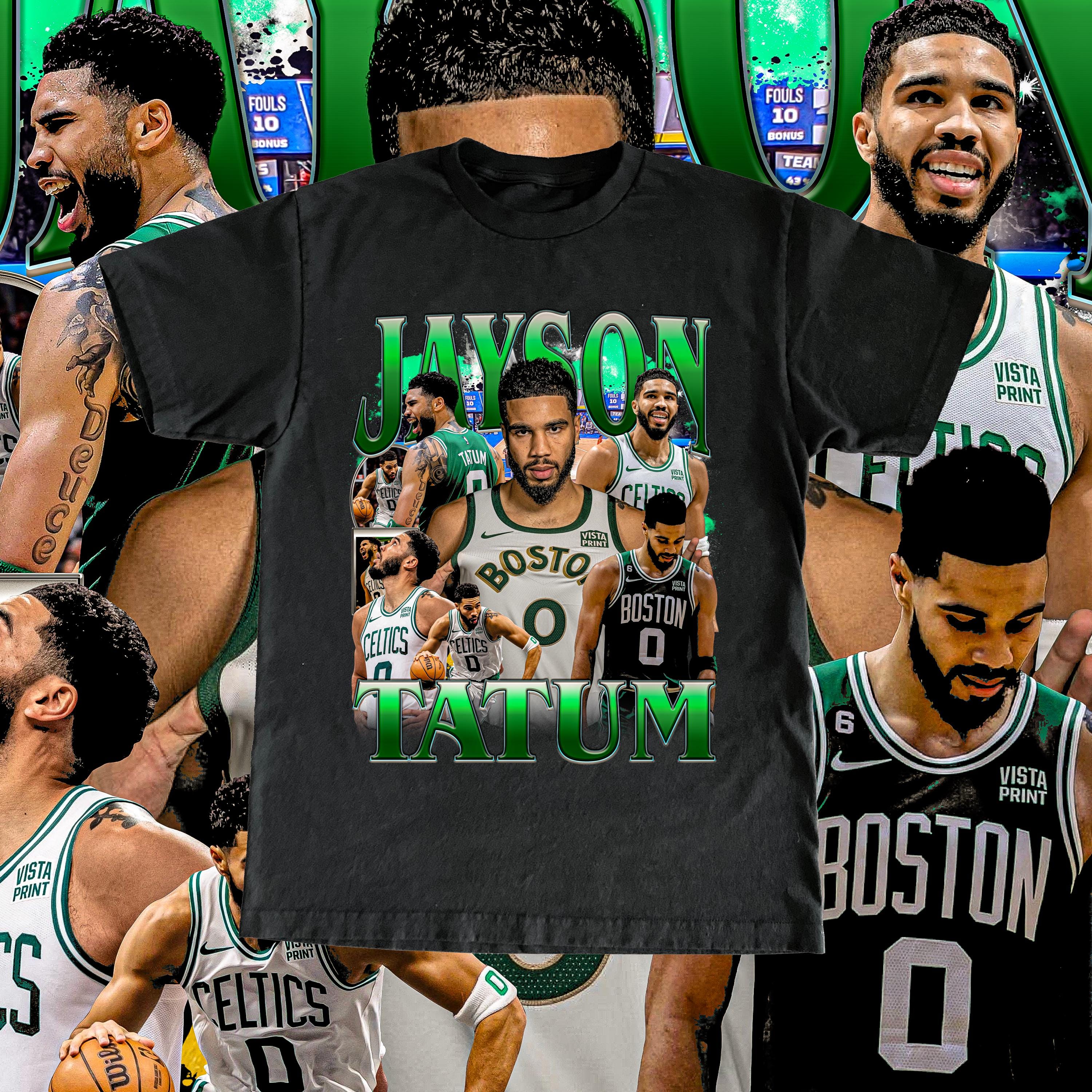Custom celtics t shirt sale