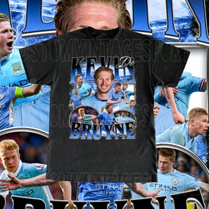 Camisa Vintage Kevin De Bruyne - Design Vintage Personalizado Camiseta de Alta Qualidade Fã de Futebol Belga