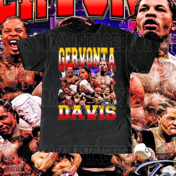 Gervonta Davis Tee - Tank Fighter Boxer Custom Vintage Design High