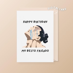 Druckbare Aoi Todo Happy Birthday My Besto Friendo Jujutsu Kaisen Digitale Geburtstagskarte Sofortiger Download