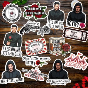 Dark Romance Stickers, Haunting Adeline Inspired, Zade Meadows Inspired