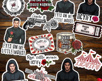 Dark Romance Stickers, Haunting Adeline Inspired, Zade Meadows Inspired