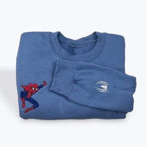 Spiderman Crewneck Sweatshirt - Embroidered