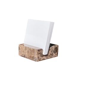 Dieser Exakte Empador Marmor Visitenkartenhalter | Sehr seltener Naturstein | Einzelstück | Umfunktionierter und Upcycled Stone | Personalisierbar