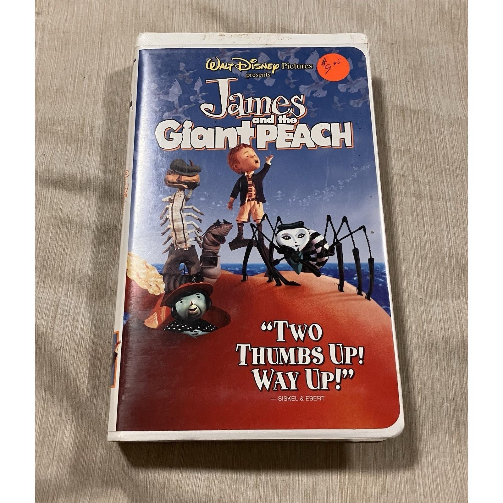 James and the Giant Peach VHS Disney Clamshell Tested - Etsy
